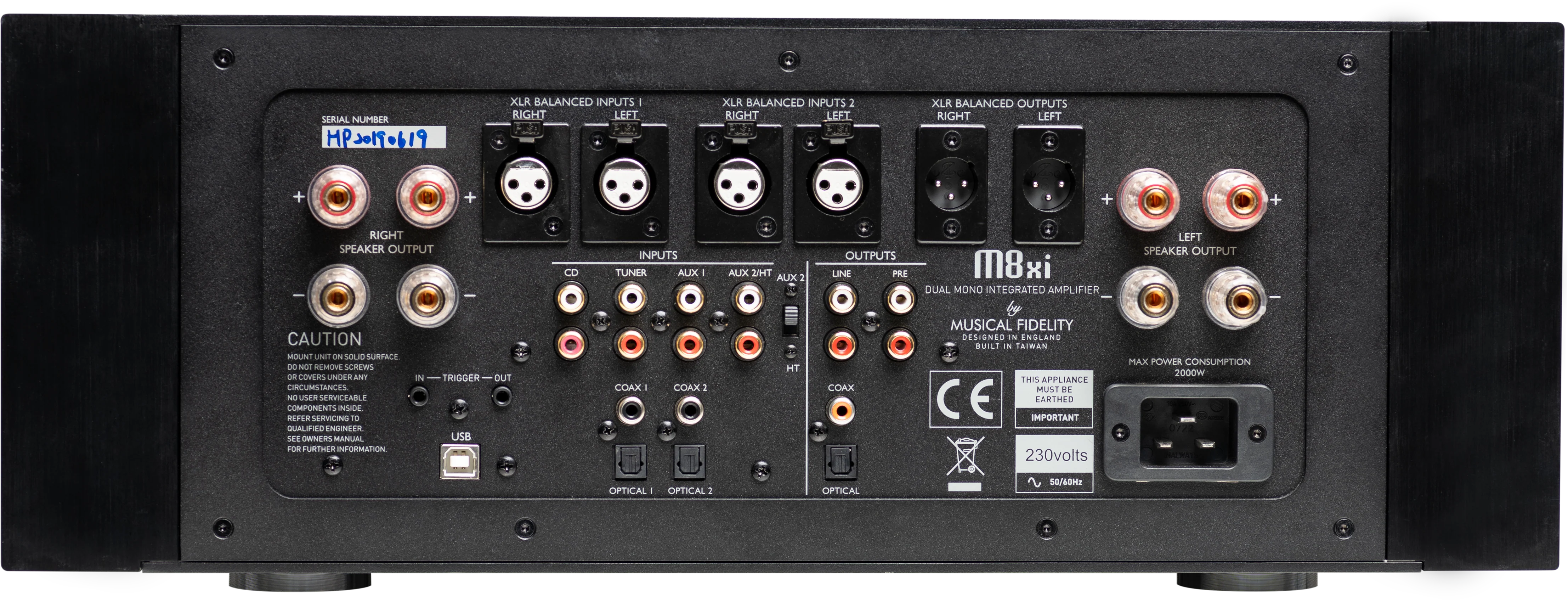 Musical Fidelity M8Xi - Amplificateur stéréo intégré double mono 550W/C - Image 5