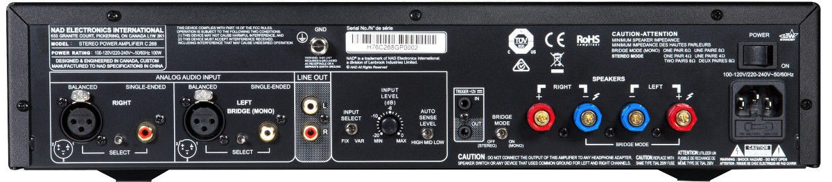 NAD C268 - Amplificateur de puissance stéréo 80Watts/Canal - Image 5