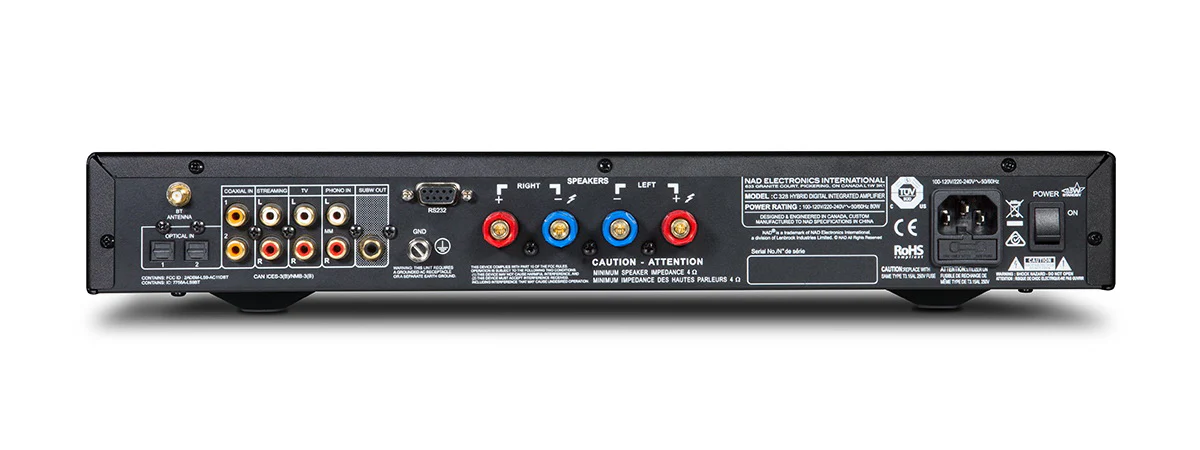 NAD C328 - Amplificateur stéréo 50W/C hybride, DAC, entrée phono - Image 5