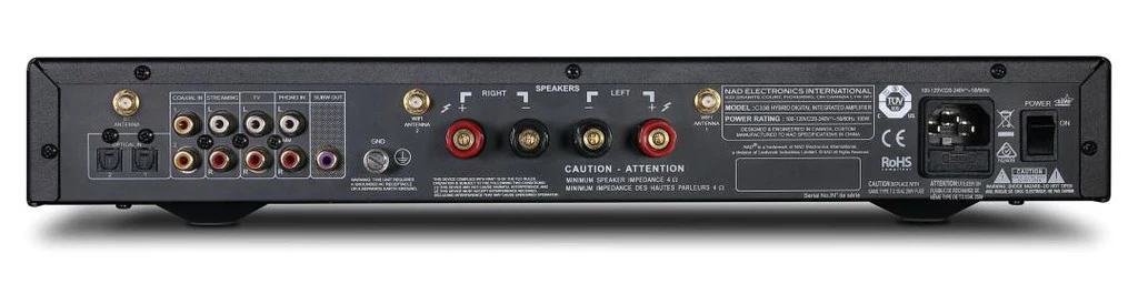 NAD C338 - Amplificateur intégré stéréo 50W/C, DAC, entrée phono, Wi-Fi, Bluetooth - Image 2