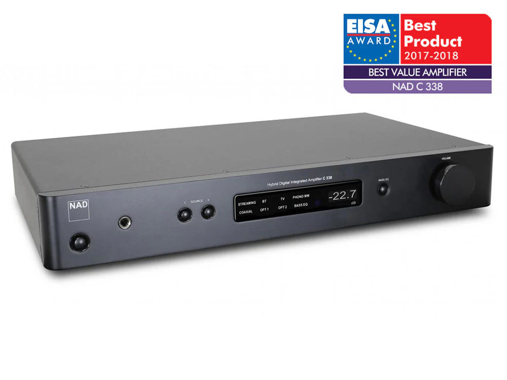 NAD C338 - Amplificateur intégré stéréo 50W/C, DAC, entrée phono, Wi-Fi, Bluetooth - Image 3