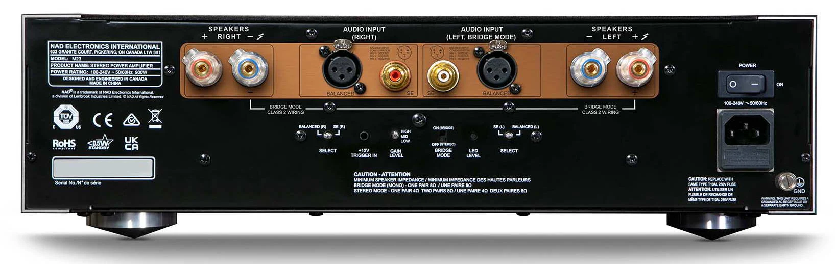 NAD M23 V2 - Amplificateur de puissance 200Watts/Canal (Disponible octobre) - Image 3