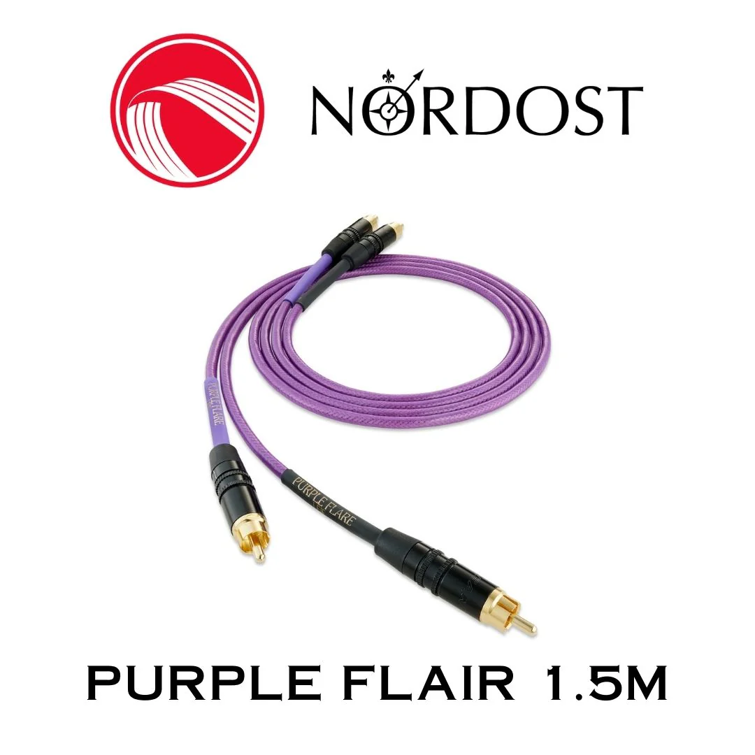 NORDOST Purple Flair - Câble d'interconnexion RCA-RCA, 6 conducteurs à noyau solide - Image 4