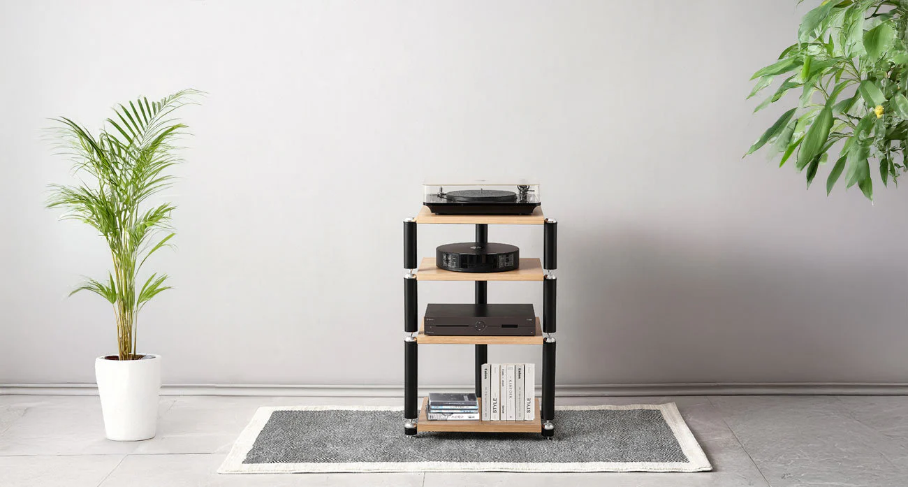NORSTONE - COPENHAGEN MODULE 3 Meuble HiFi - Noir/Chêne 50 kg (Unité) - Image 2