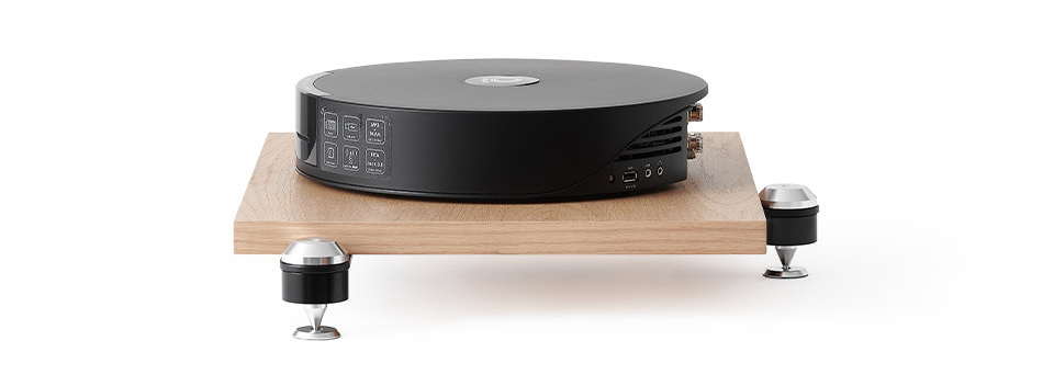 NORSTONE - COPENHAGEN BASE Meuble HiFi - Noir/Chêne 50 kg (Unité) - Image 3