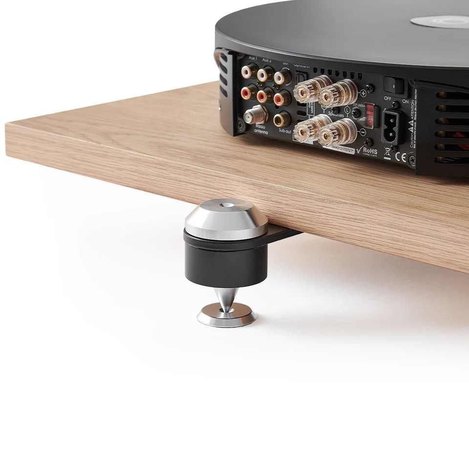 NORSTONE - COPENHAGEN BASE Meuble HiFi - Noir/Chêne 50 kg (Unité) - Image 4