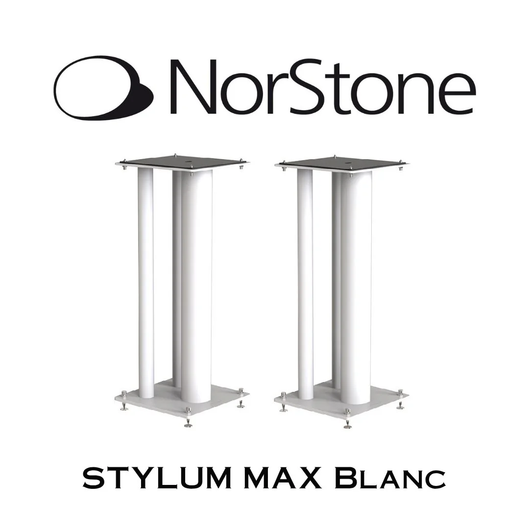 NorStone STYLUM MAX | Supports pour enceintes acoustiques d'étagères (Paire) - Image 3