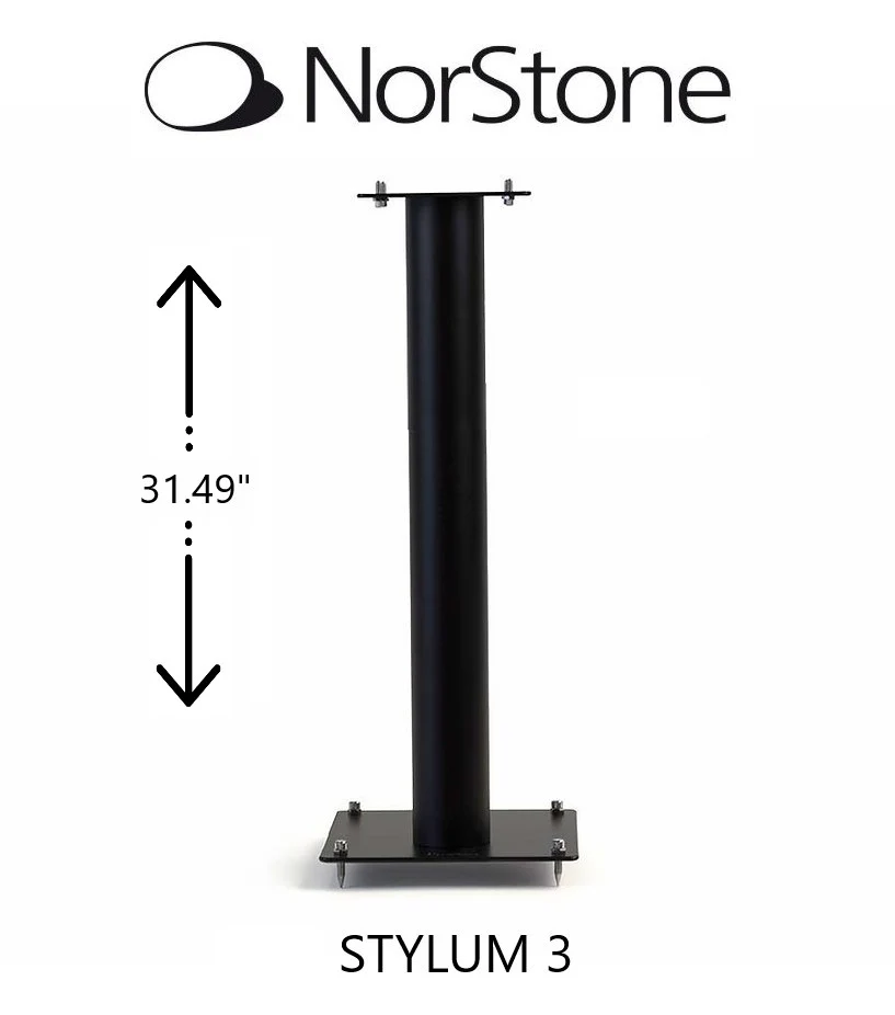NorStone STYLUM 3 - Support d'enceintes d'étagère 31.5'' haut - Image 8