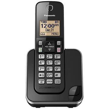 Panasonic KXTGC380B - Téléphone sans fil avec 1 combiné et écran de 1.6" - Image 2