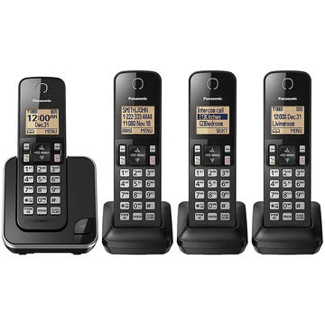 Panasonic KXTGC384B - Téléphone sans fil numérique avec 4 combinés - Image 2