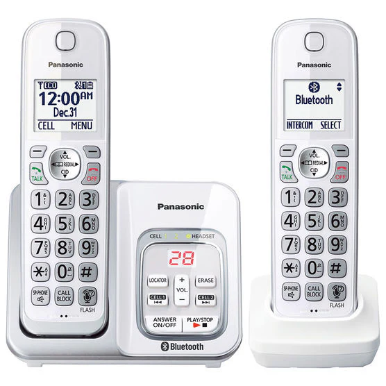 Panasonic KXTGD592W - Téléphone sans fil à 2 combinés avec Bluetooth - Image 3
