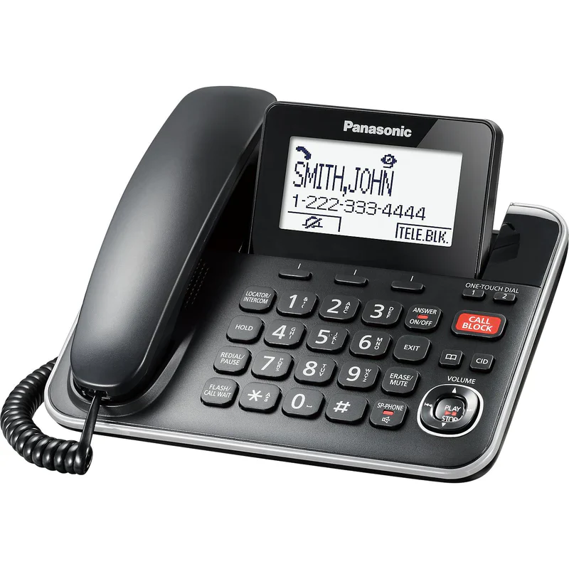 Panasonic KXTGF870B - Système téléphonique extensible avec/sans fil répondeur, 1 combiné - Image 2
