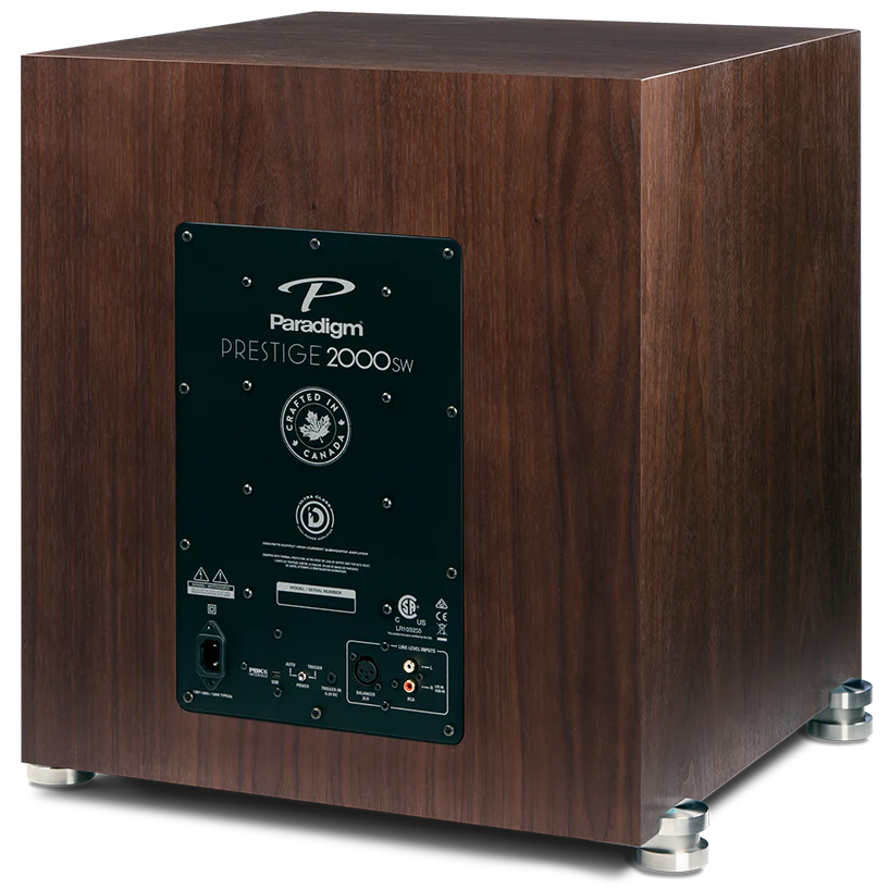 Paradigm Prestige 2000SW - Caisson de basses avec haut-parleur de graves de 15" et 2000 watts RMS - Image 3