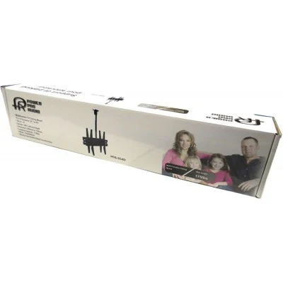 PowerProAudio PPA-034D | Support de plafond inclinable/rotatif 2x téléviseurs 37" à 75'', charge 175lb - Image 5