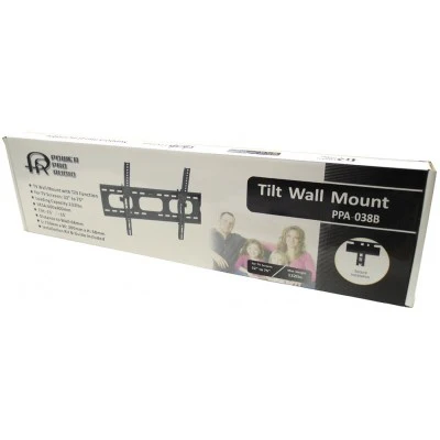PowerProAudio PPA-038B | Support mural inclinable pour téléviseur de 32" - 75", charge 132lb - Image 7