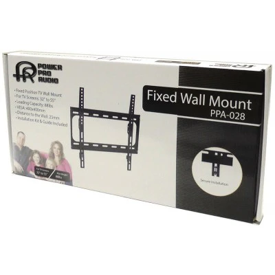 PowerProAudio PPA-028 | Support mural fixe pour téléviseur de 32" à 55" - Image 6