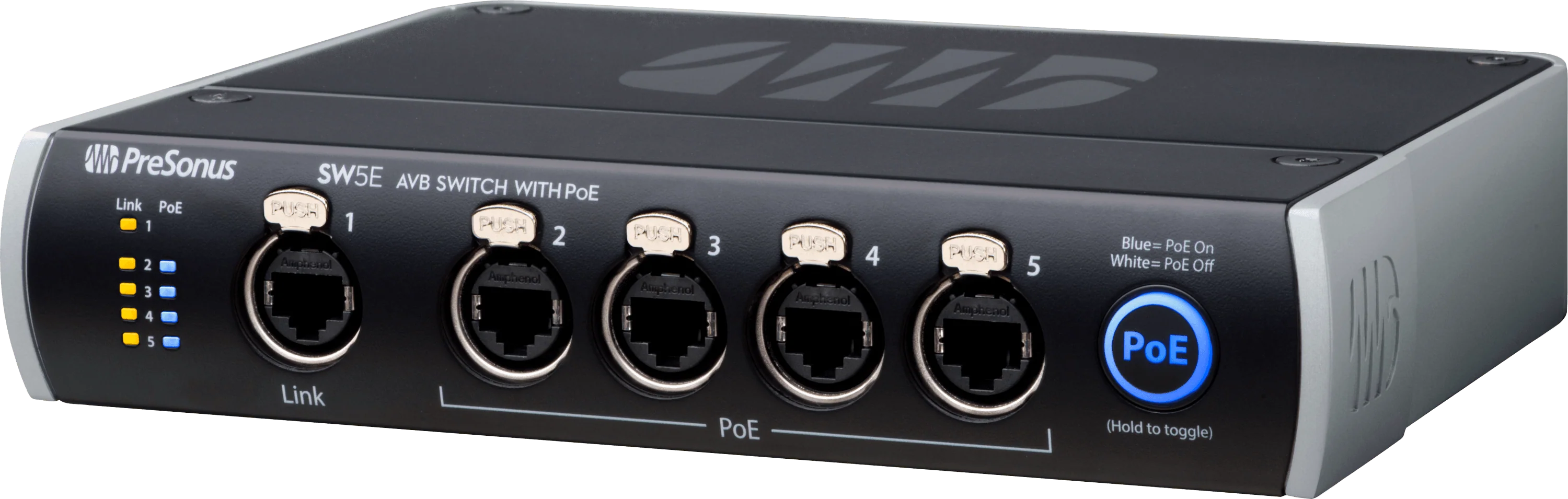 PreSonus SW5E | Commutateur Ethernet AVB 5 ports avec PoE - Image 3