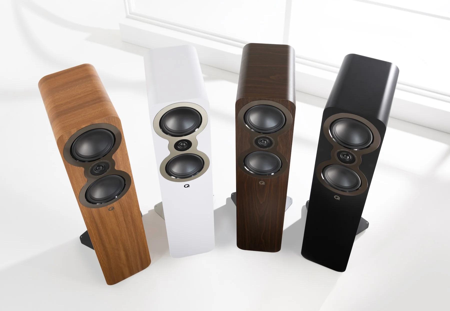 Q Acoustics 3050c | Enceintes colonne avec 2 HP de basses de 5.5'' - Image 5