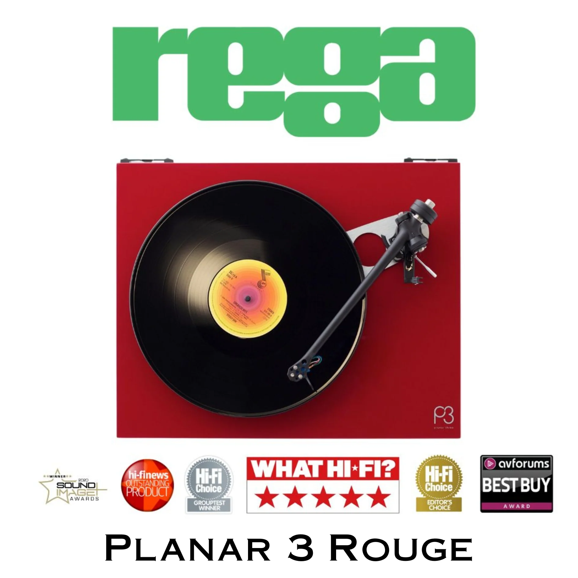 REGA Planar 3 - Table tournante avec cartouche Nd5 - Image 4