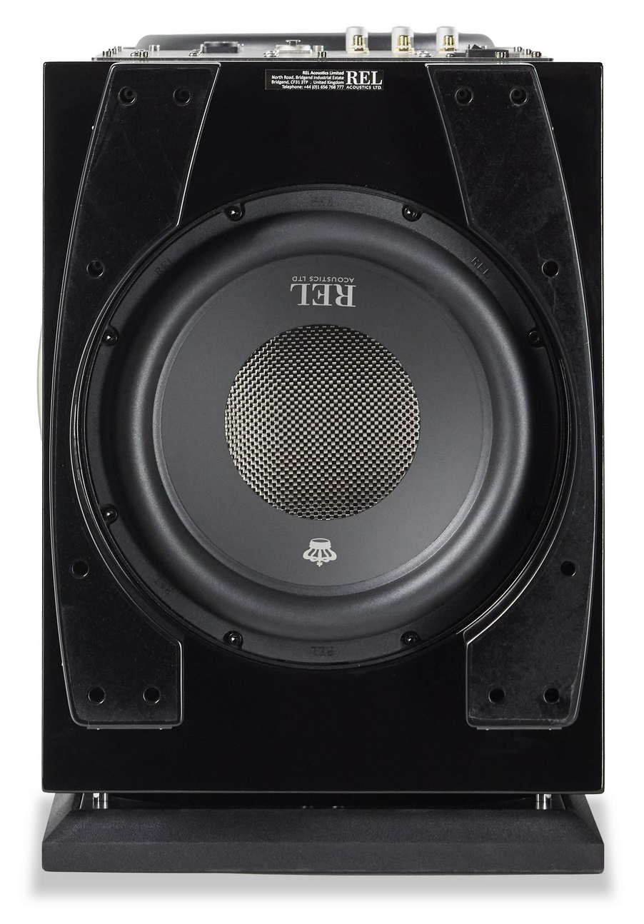 REL 212 Black Label | Caisson de basses 1000 watts avec 2 HP de 12'' à l'avant - Image 3