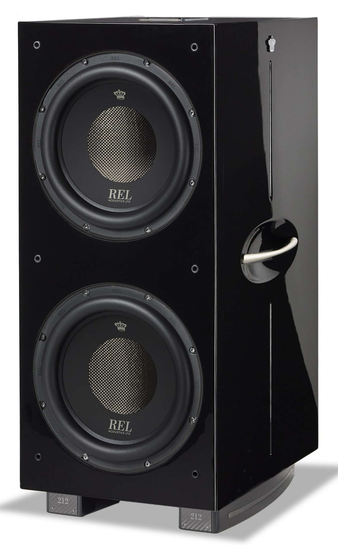 REL 212 Black Label | Caisson de basses 1000 watts avec 2 HP de 12'' à l'avant - Image 4
