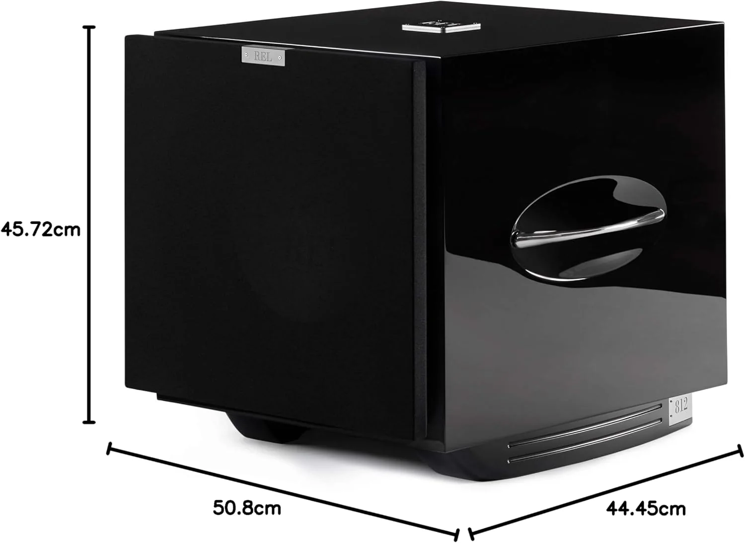 REL S/812 - Caisson de basses 300Watts avec deux haut-parleurs de graves de 12'' (Actif + Passif) - Image 9