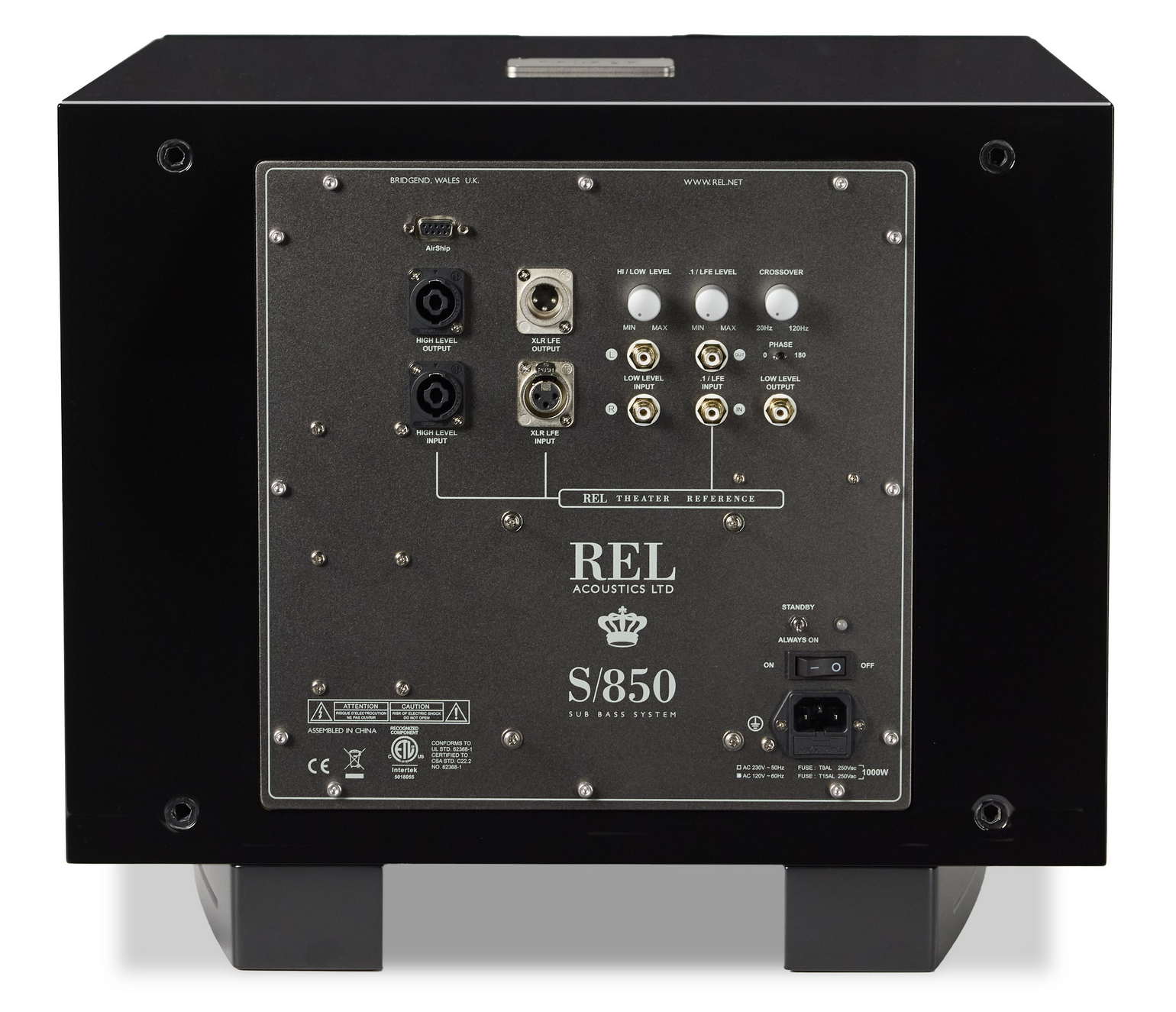 REL S/850 | Caisson de basses 850 Watts Classe D HP de graves de 12'' - Image 5