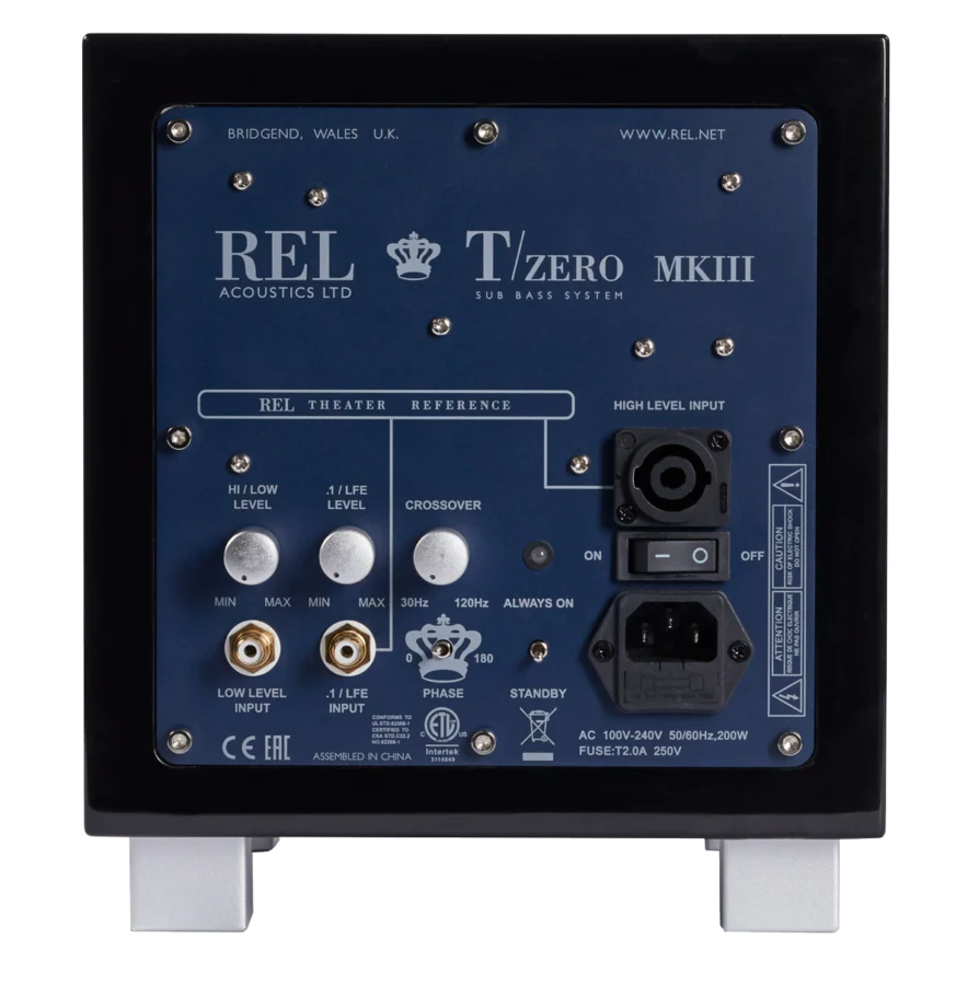 REL Tzero MKII - Caisson de basses 100Watts avec haut-parleur de graves 6.5'' - Image 5