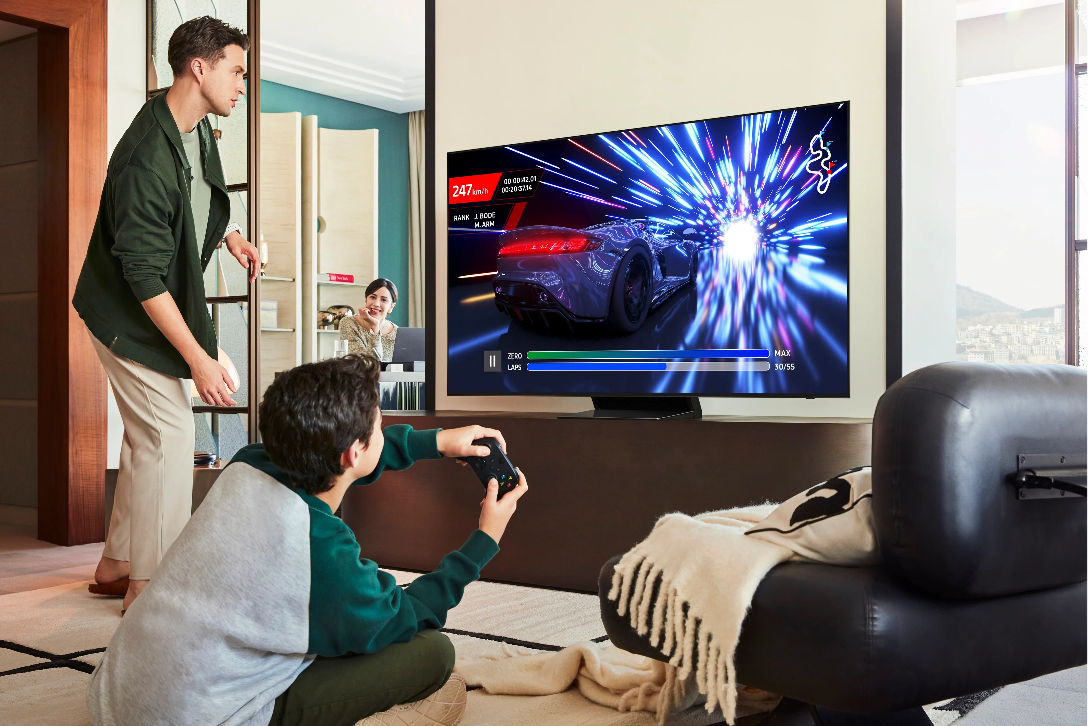 Samsung QN42S90F - Téléviseur 42'' OLED 4K, 144Hz, OLED HDR+, Écran AntiReflet, Processeur NQ4 AI Gen3 - Image 11