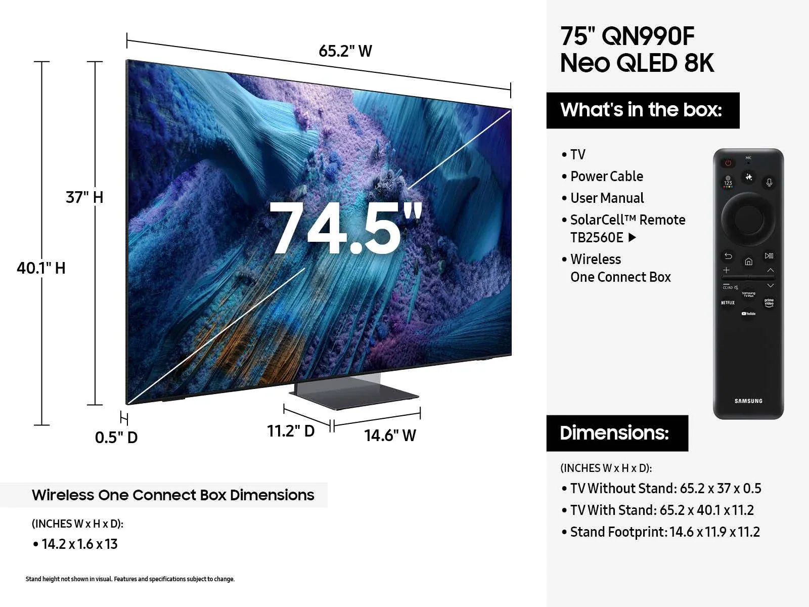 Samsung QN75QN990F - Téléviseur 75'' Neo QLED 8K, Vision AI, 120Hz (jusqu'à 240Hz), MiniLED, HDR Neo Quantum 8K+ - Image 3