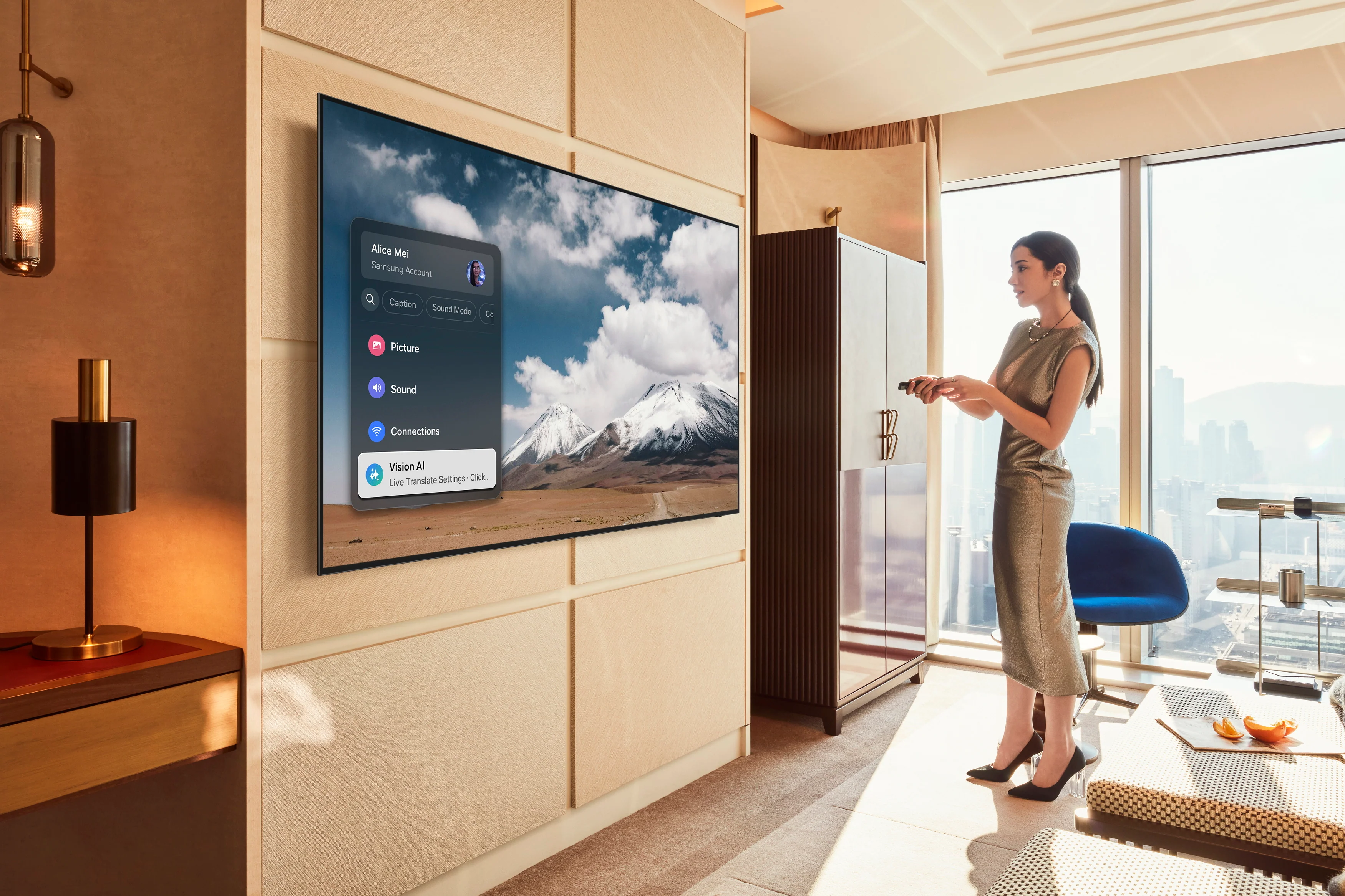 Samsung QN83S90F - Téléviseur 83'' OLED 4K, 144Hz, OLED HDR+, Écran AntiReflet, Processeur NQ4 AI Gen3 - Image 12