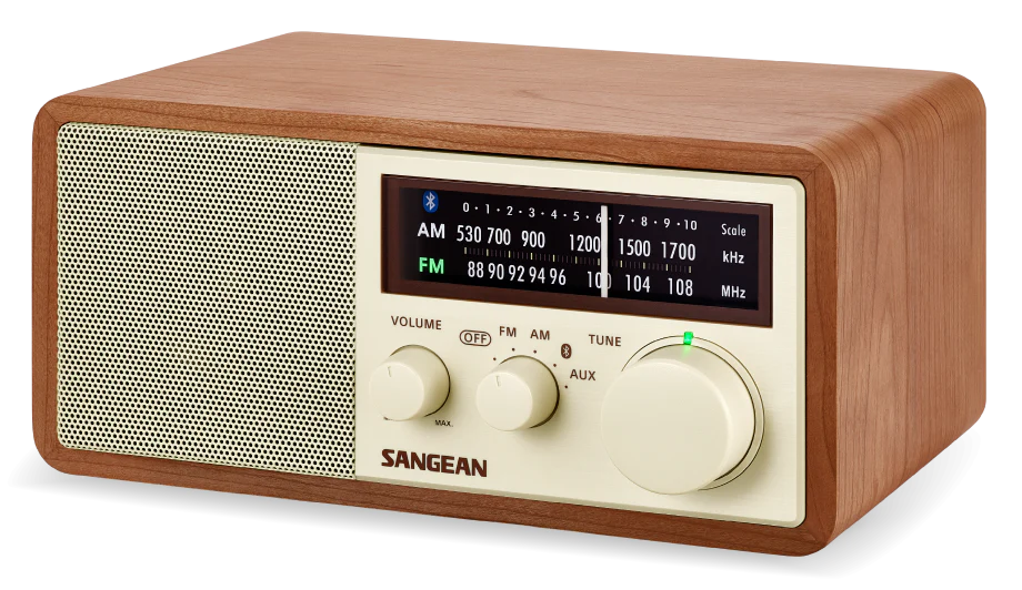 SANGEAN WR-16 | Radio de table AM / FM / AUX / Bluetooth noyer - Image 4