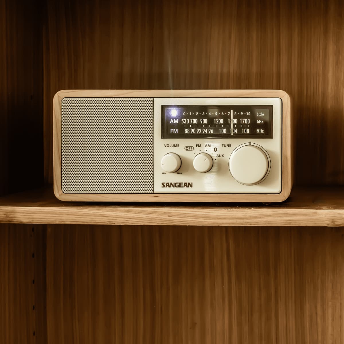 SANGEAN WR-16 | Radio de table AM / FM / AUX / Bluetooth noyer - Image 6