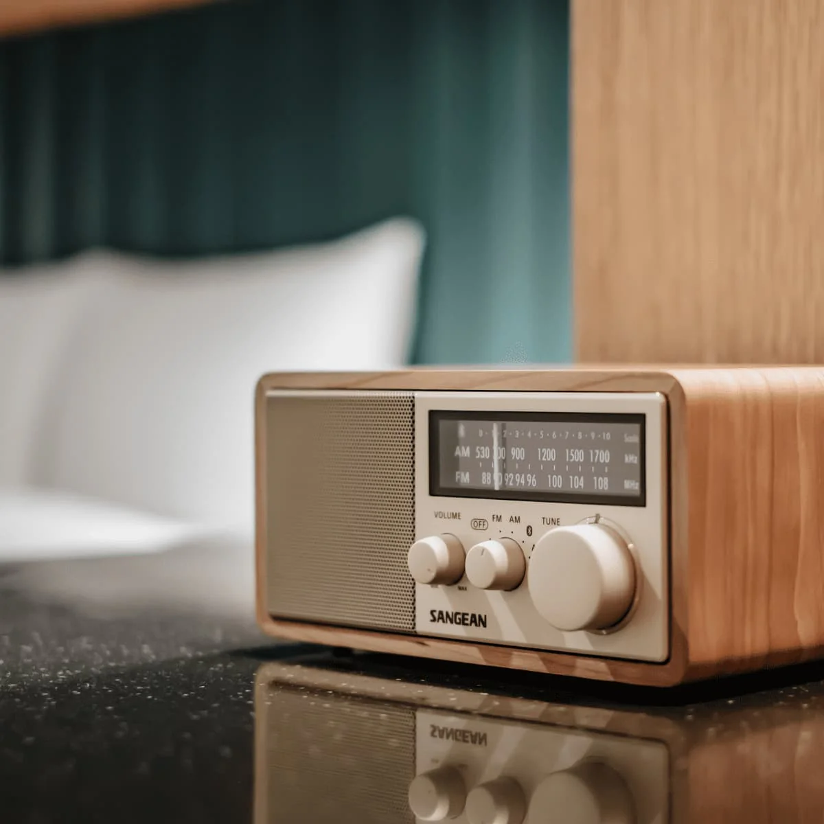 SANGEAN WR-16 | Radio de table AM / FM / AUX / Bluetooth noyer - Image 7