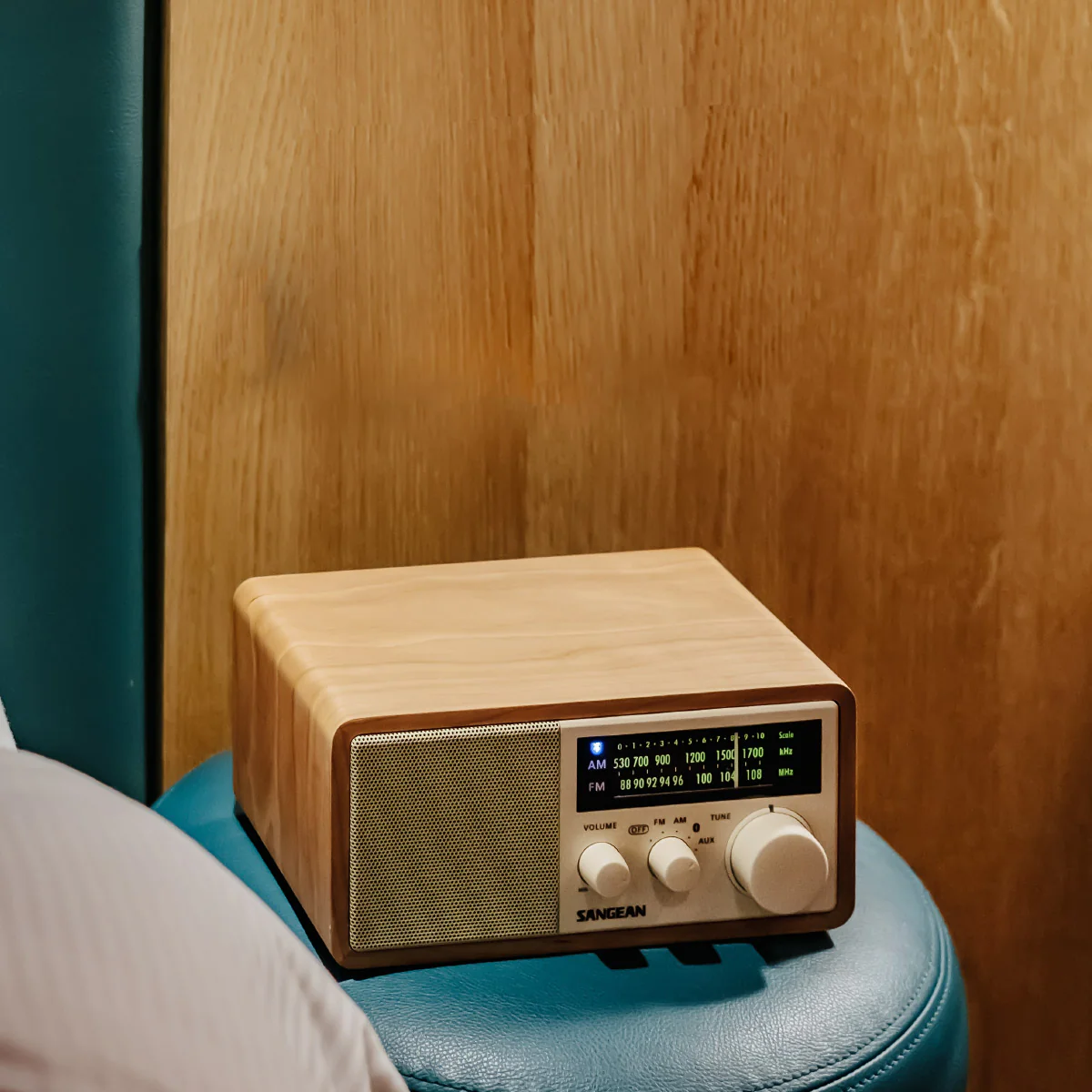 SANGEAN WR-16 | Radio de table AM / FM / AUX / Bluetooth noyer - Image 8