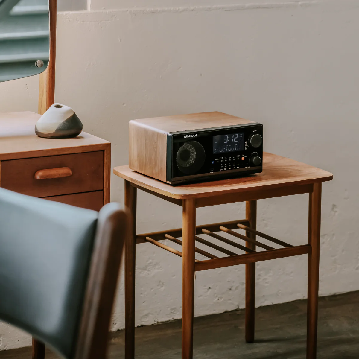 Sangean WR22 - Radio réveil numérique AM/FM, USB, Bluetooth - Image 5