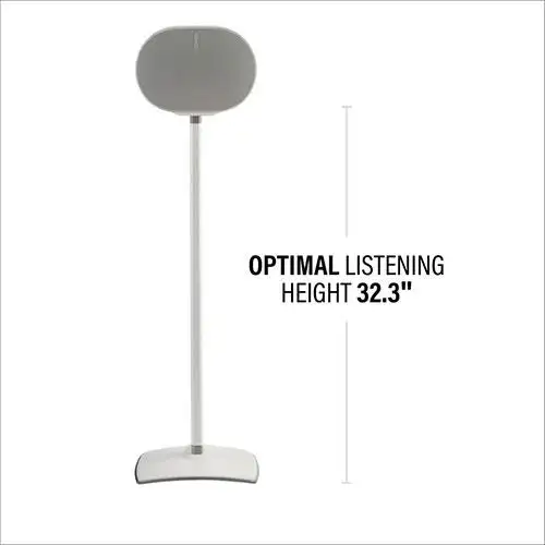 Sanus WSSE31W2 - Support d'enceinte pour Sonos Era 300 Blanc 32.3'' haut (Unité) - Image 6