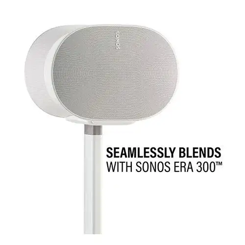 Sanus WSSE31W2 - Support d'enceinte pour Sonos Era 300 Blanc 32.3'' haut (Unité) - Image 7