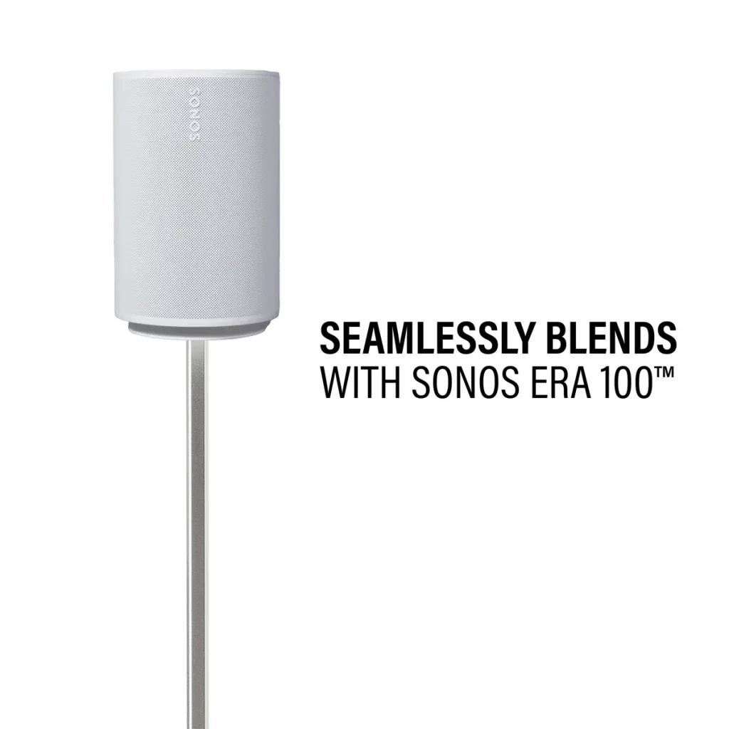 Sanus WSSE1A2 - Supports d'enceintes réglables en hauteur 25''/42'' pour Sonos Era 100™ (paire) - Image 13