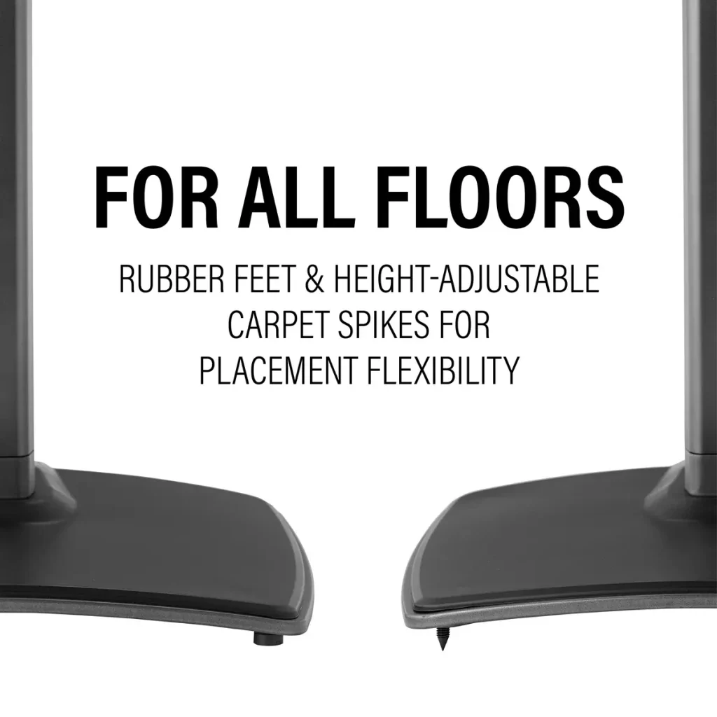 Sanus WSSE1A2 - Supports d'enceintes réglables en hauteur 25''/42'' pour Sonos Era 100™ (paire) - Image 9