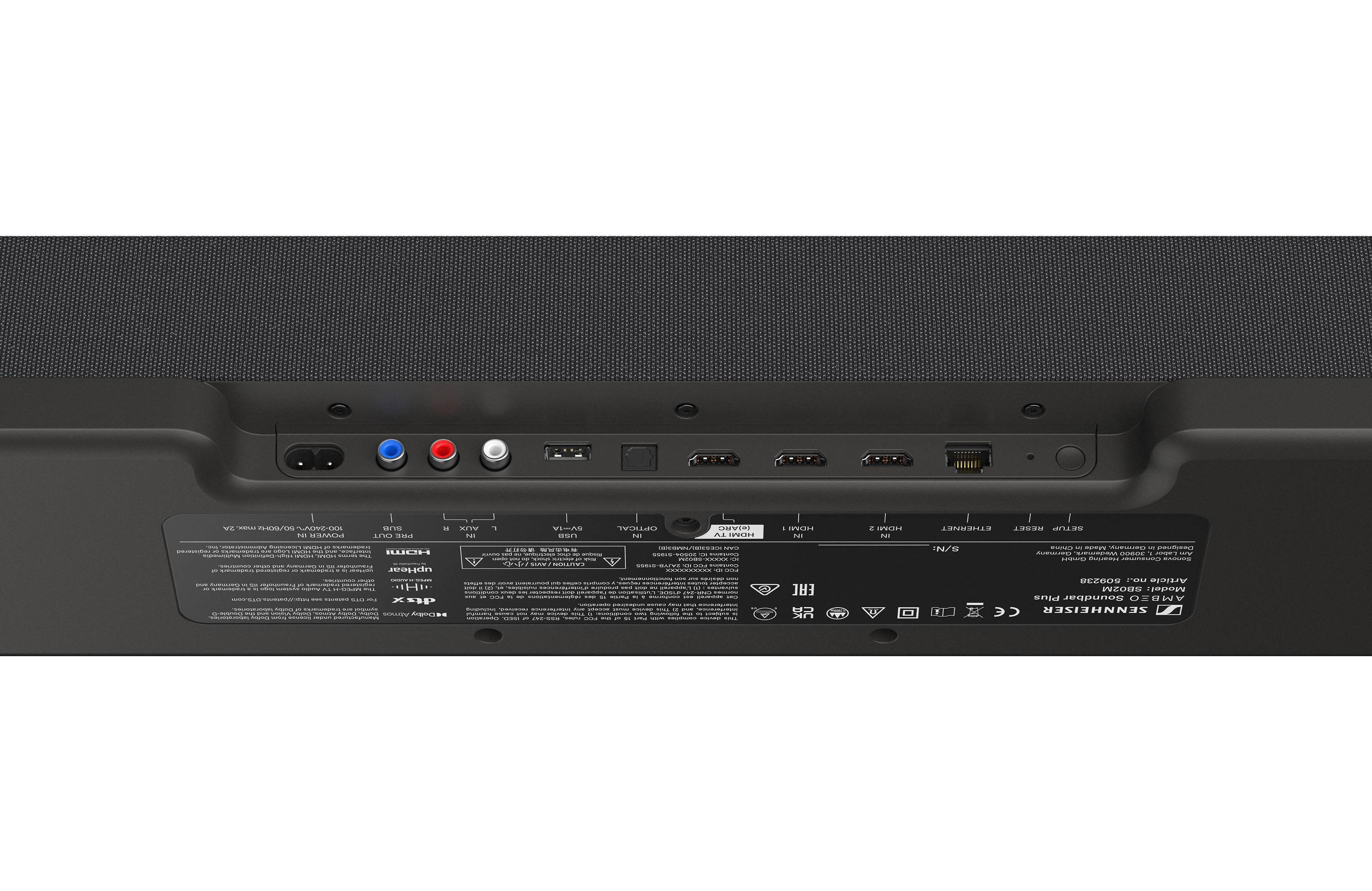 Sennheiser AMBEO Soundbar Plus - 400 watts, 9 HP, Dolby Atmos - Image 9
