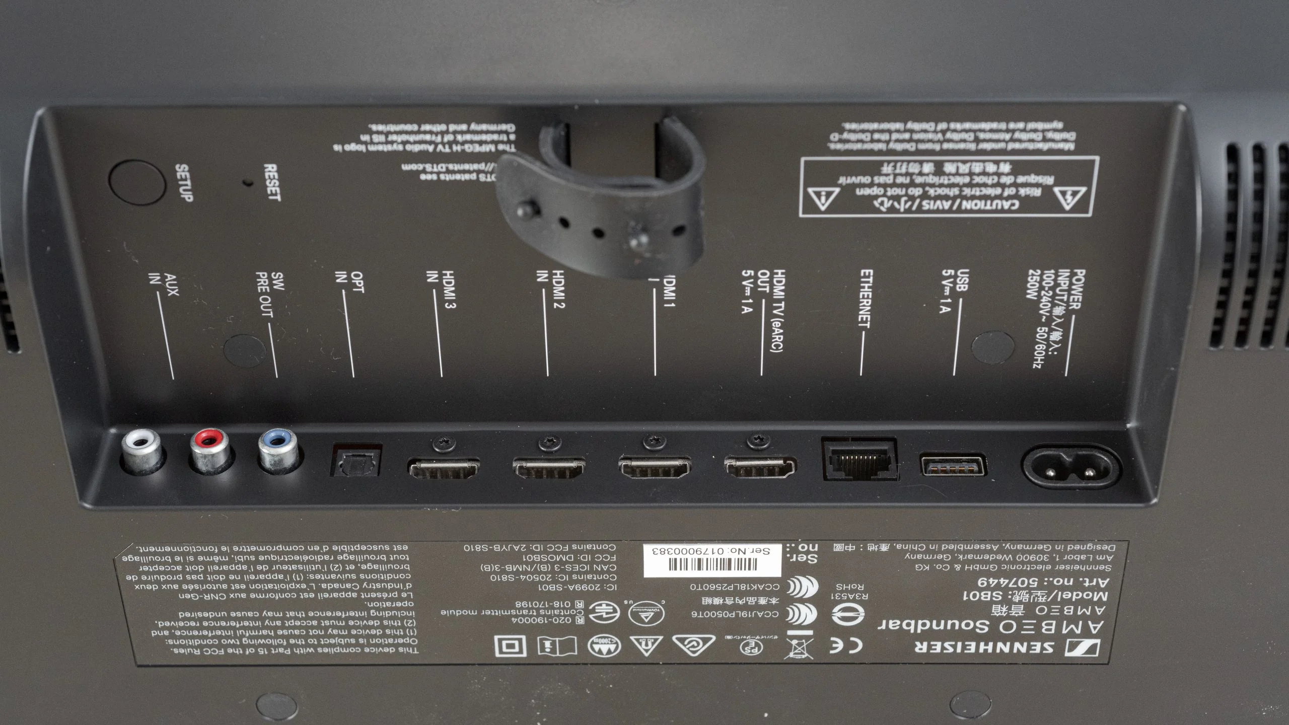 Sennheiser AMBEO Soundbar MAX - Barre de son 250W, 5.1.4 Dolby Atmos/DTS:X - Image 6