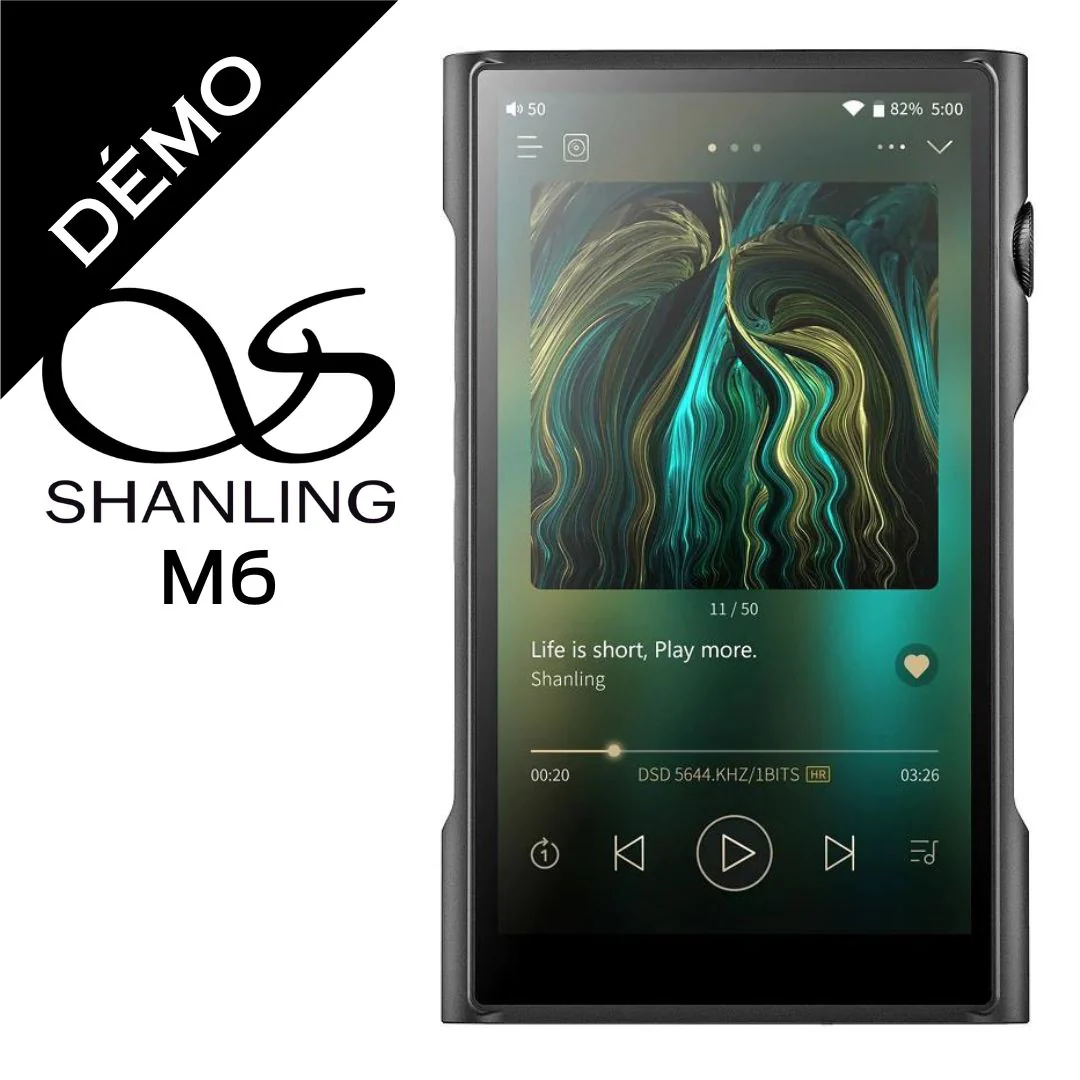Shanling M6Ultra - Baladeur Haute-Résolution 2X DAC, MQA, Batterie 13h (Démo + Étui cuir gratuit) - Image 8