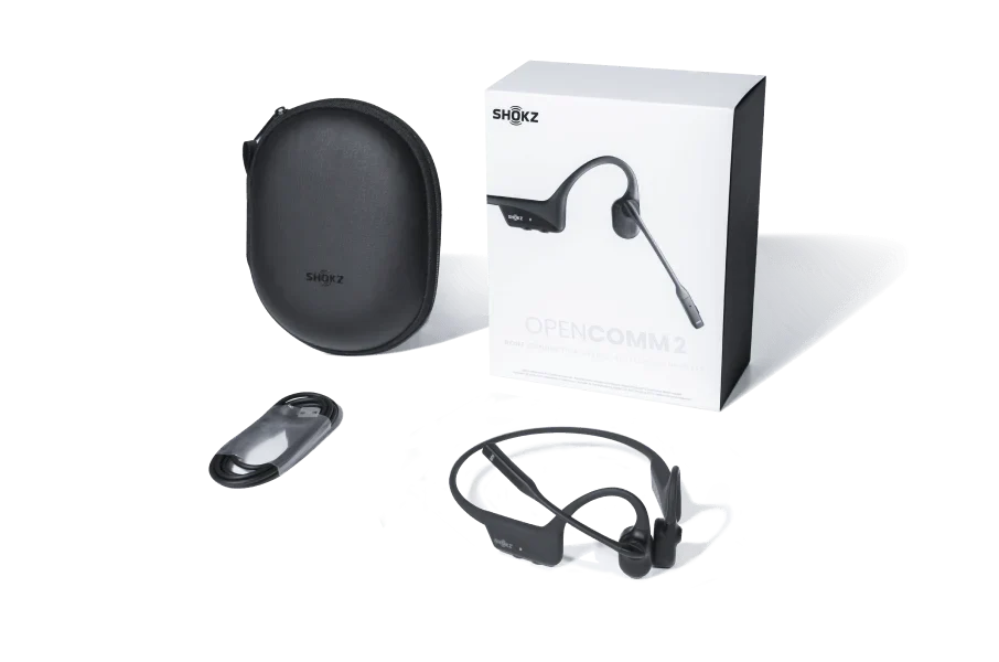 SHOKZ OPENCOMM2 - Casque Bluetooth d'appel stéréo à conduction osseuse - Image 3