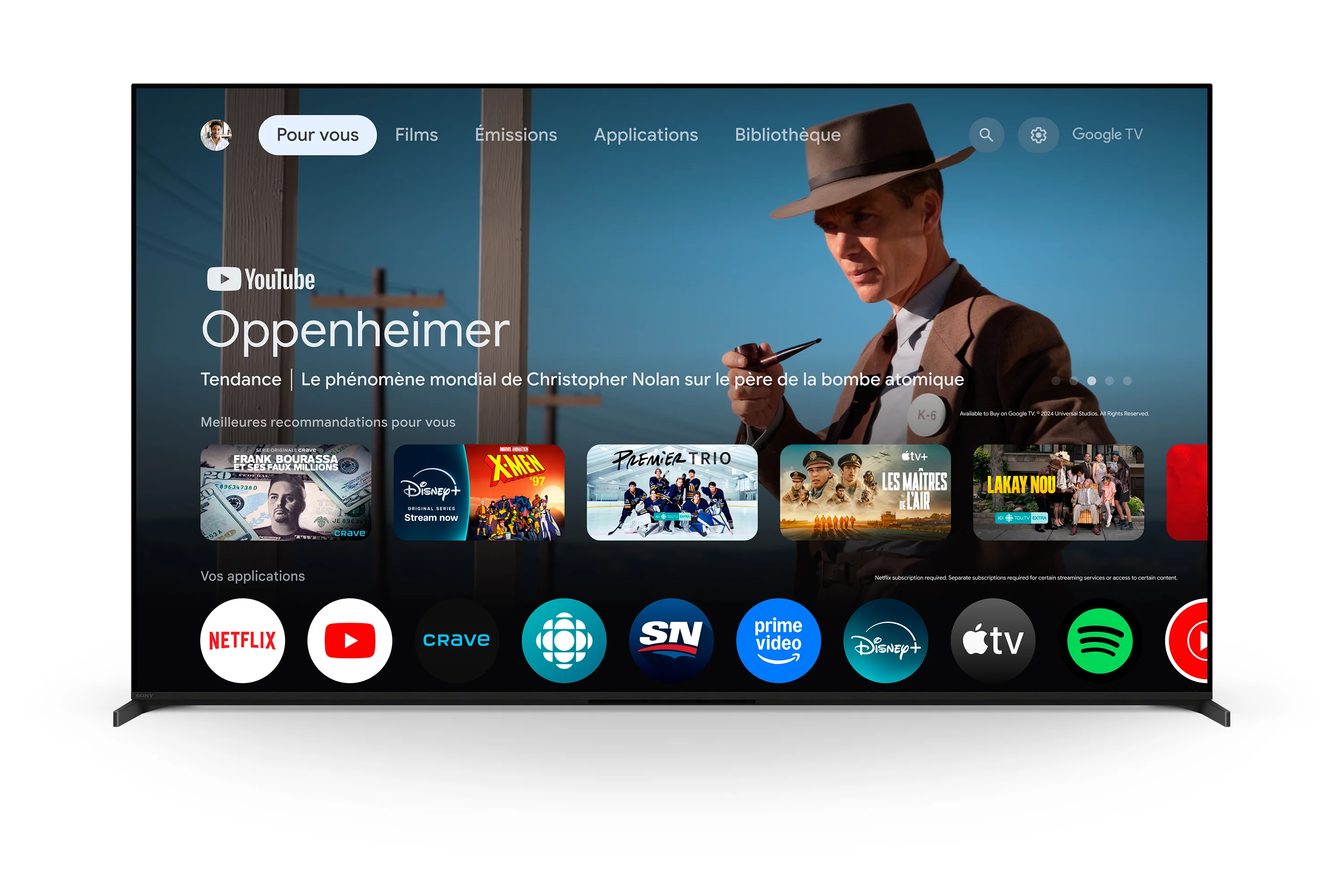 Sony BRAVIA 8 II K-65XR80M2 : téléviseur QD-OLED 4K 65'' - Image 10