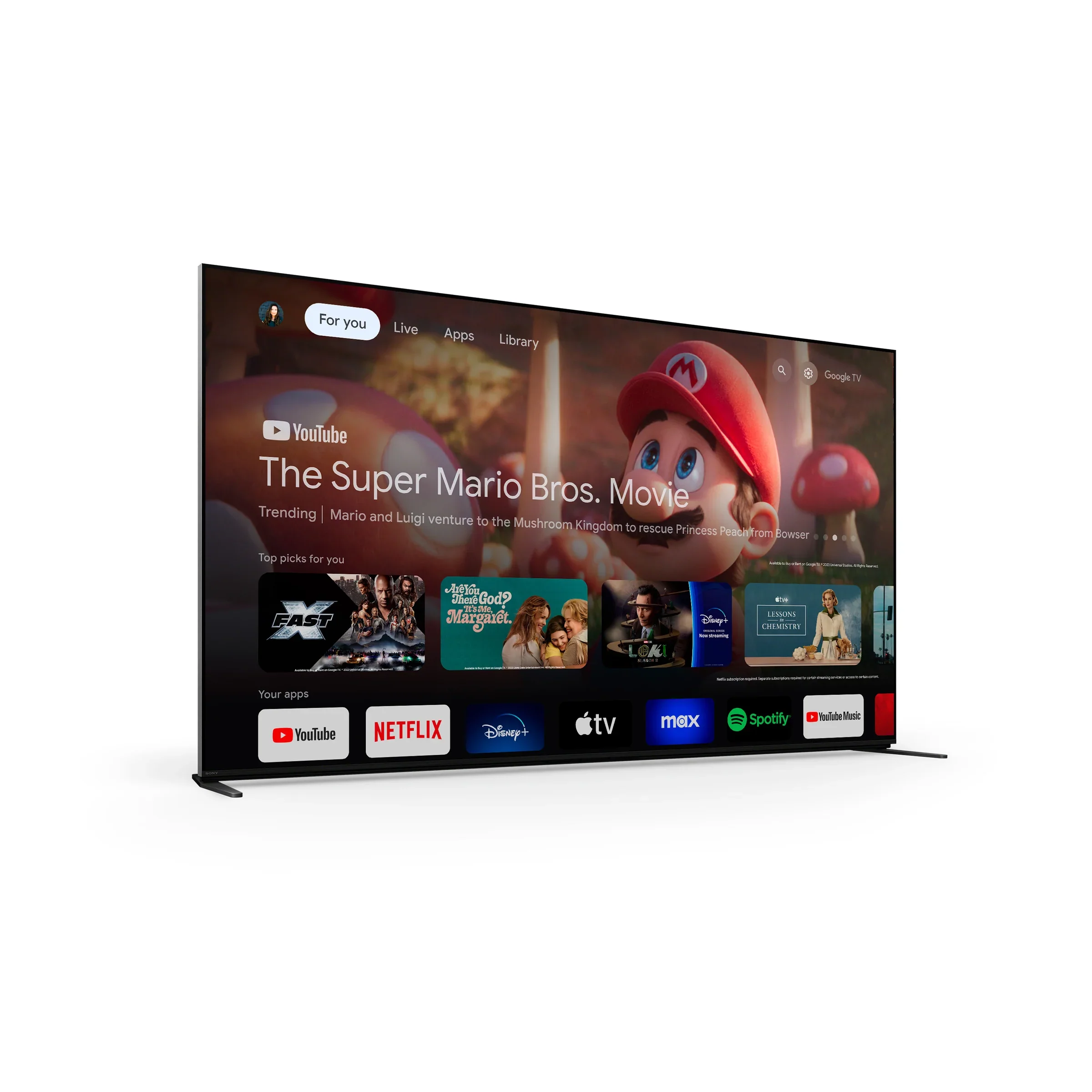 Sony K85XR90 - Téléviseur BRAVIA 9, MiniLED, QLED, 4K, HDR, 120Hz, GoogleTV, 85'' - Image 9