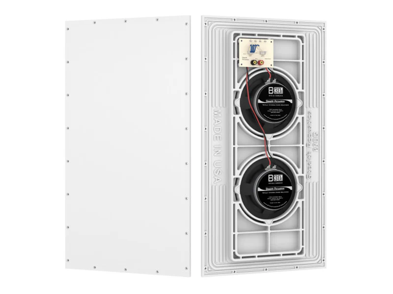 STEALTH ACOUSTICS LR30W-EA - Caisson de basses 4 Woofers 8'' Invisible (Deux unités) - Image 3