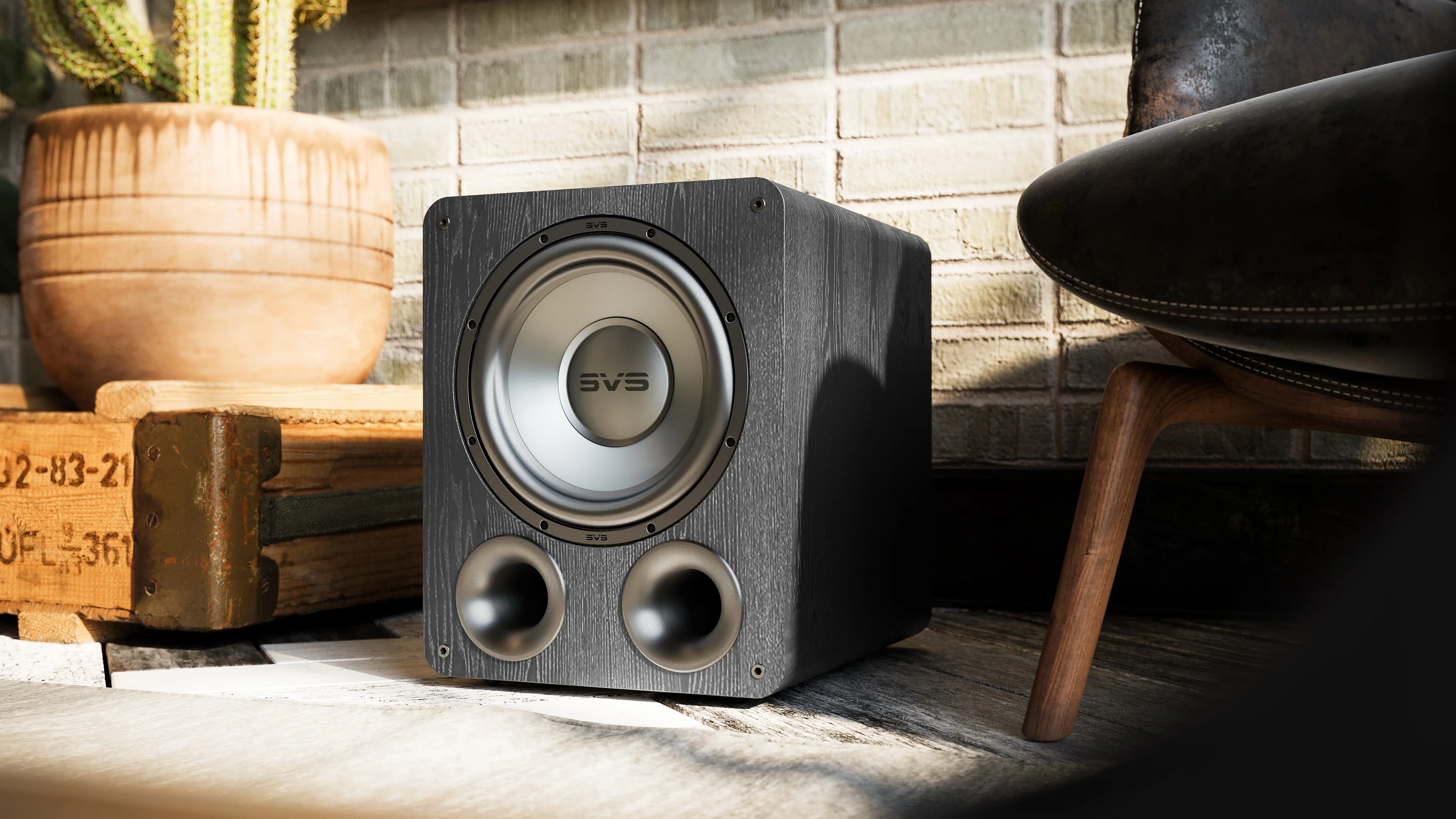 SVS PB-1000 Pro - Caisson de basses 12" de 325W - Black Ash - Image 12