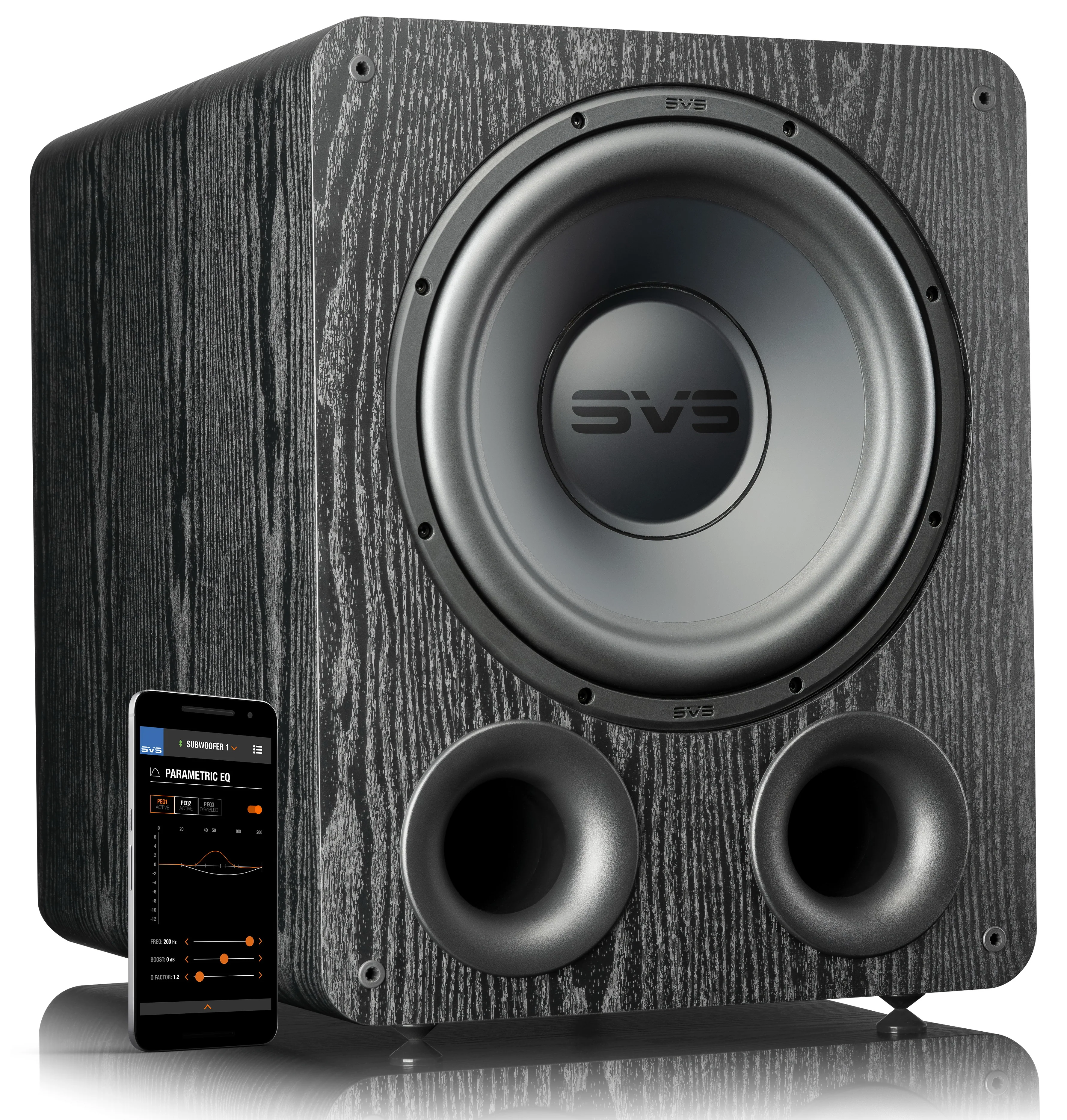 SVS PB-1000 Pro - Caisson de basses 12" de 325W - Black Ash - Image 5