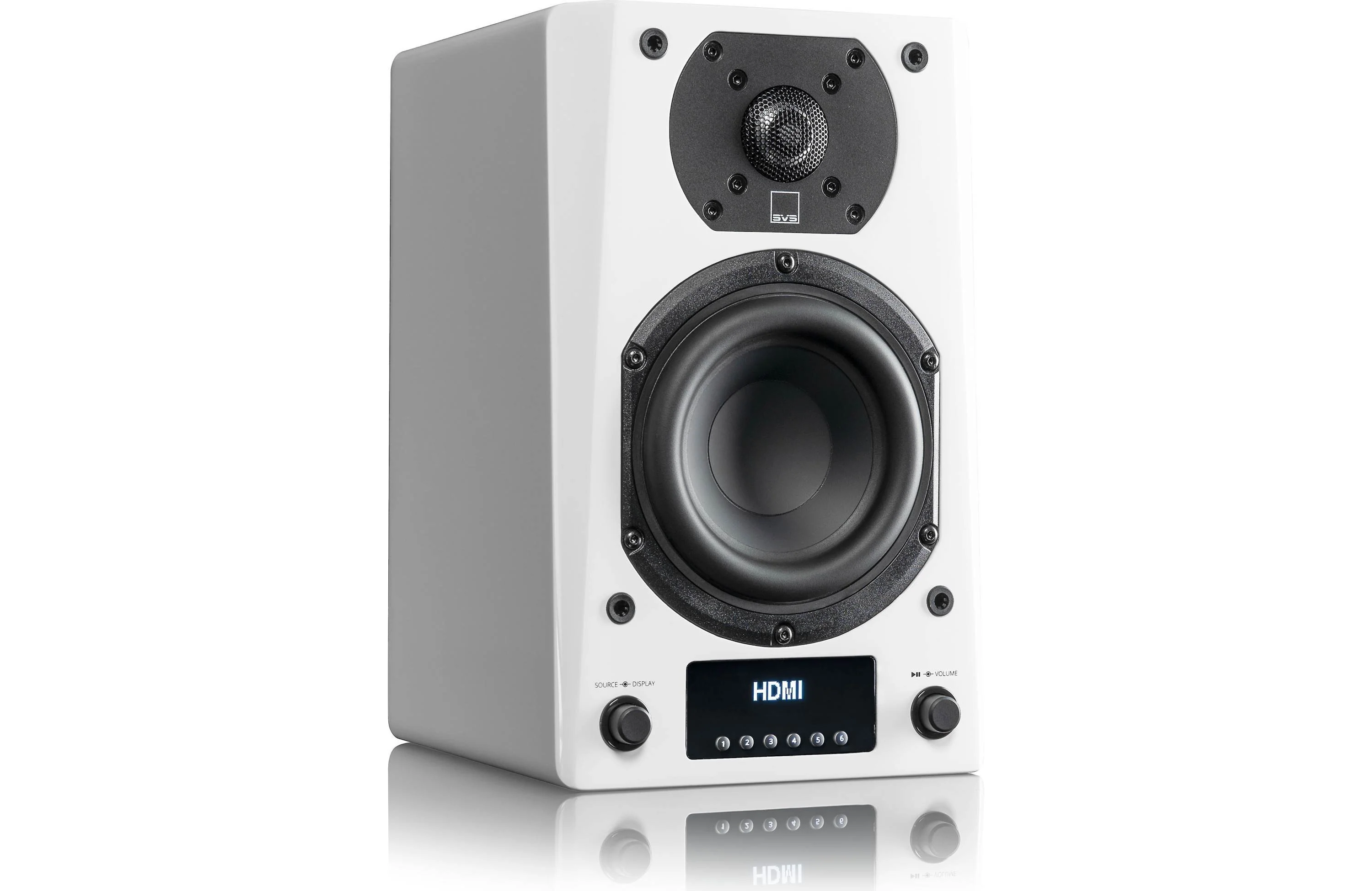SVS Prime Wireless Pro - Enceintes d'étagère amplifiées 200Watts (Piano Gloss Noir/Blanc) - Image 11